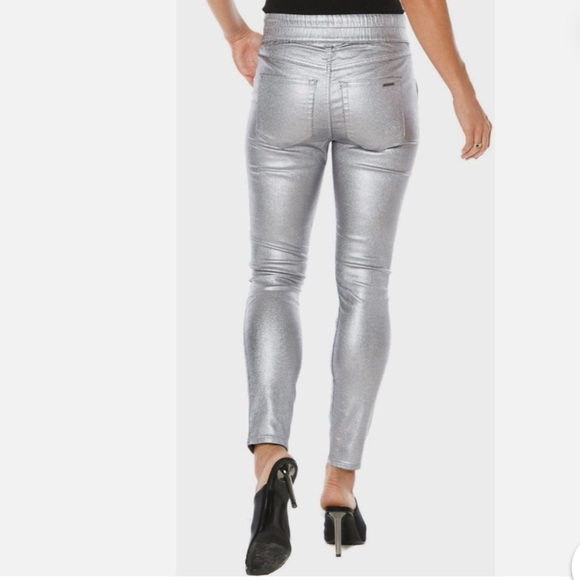 NWT Juicy Couture Women's Silver Pants - Picture 2 of 7
